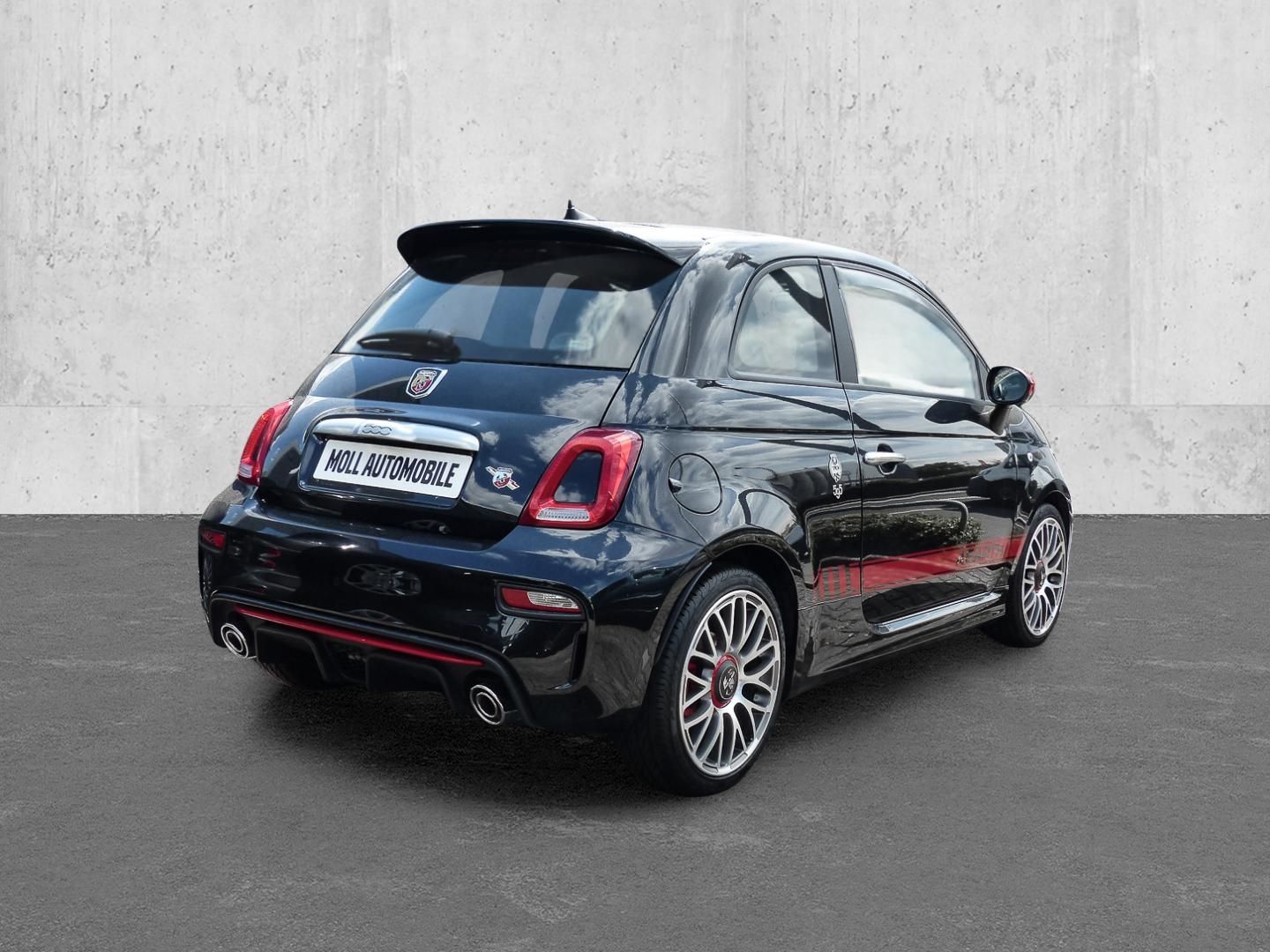 Abarth 595 El. Panodach Apple CarPlay Android Auto Musi imagem 2