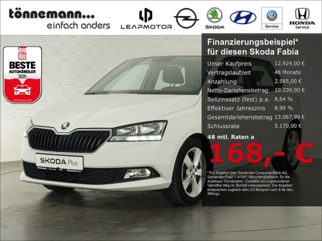 Fabia COOL PLUS MPI+SITZHEIZUNG+PARKPILOT+LED TA