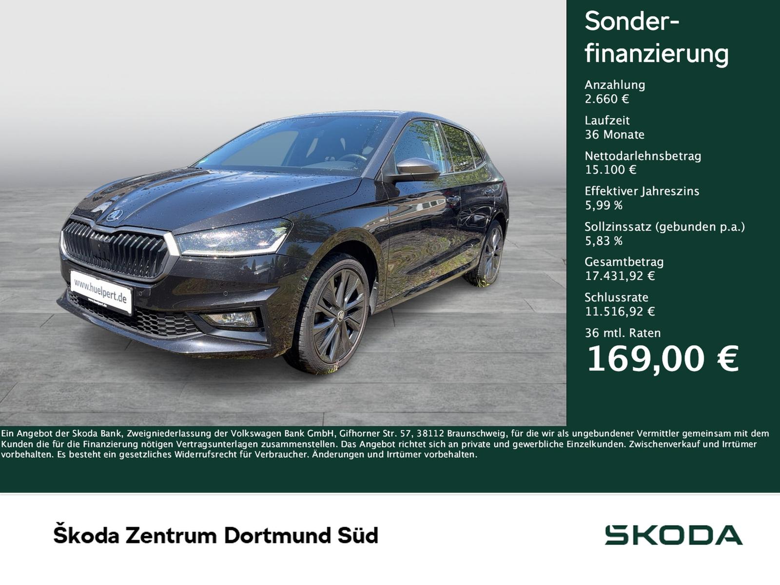 Skoda Fabia 1.5 STYLE AHK CAM ACC LM17 NAVI CARPLAY