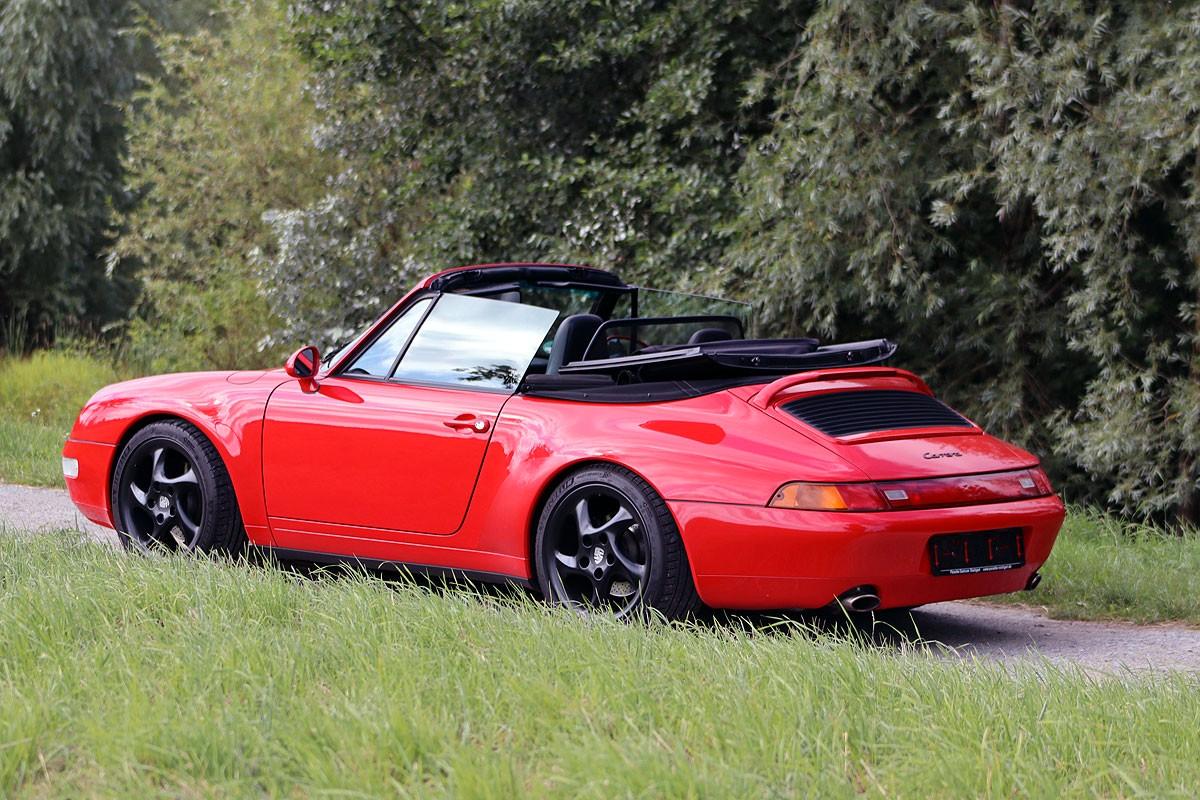 Porsche 993 Carrera Cabriol, 286 PS, M419!!  Erstlack