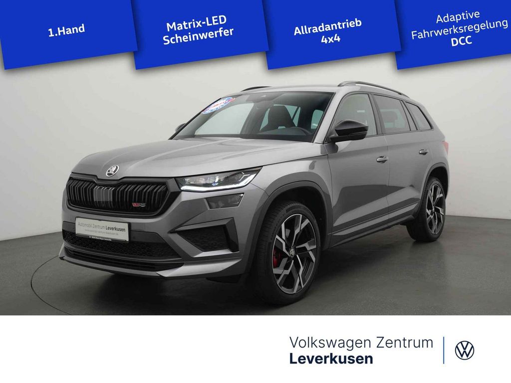 Abbildung Leasingangebot Skoda KODIAQ RS 4x4 MEMORY KAM SHZ CARPLAY PDC MATRIX