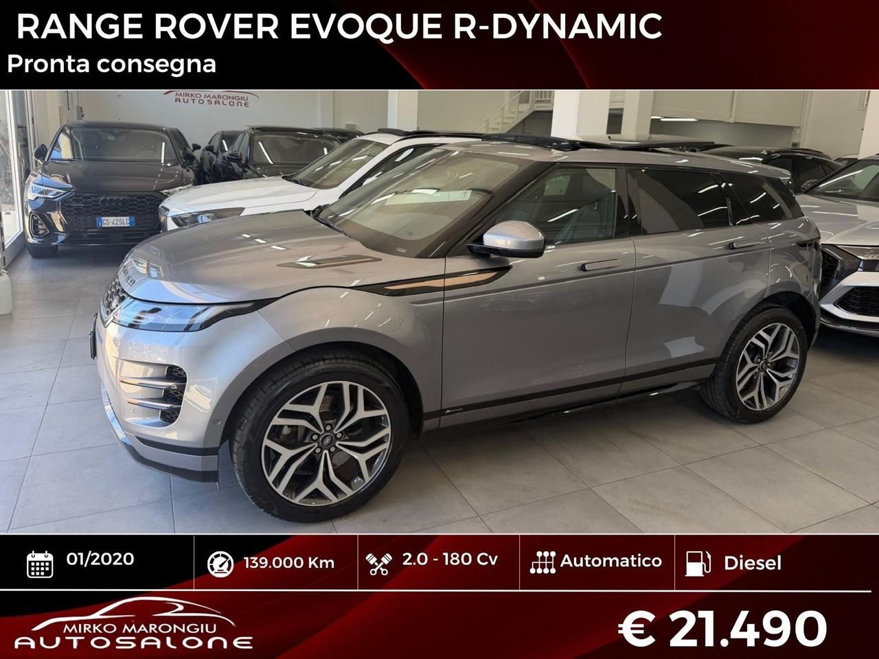 Land Rover Range Evoque 2.0D I4 180 CV R-Dynamic FINANZIABI