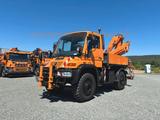 Unimog U500 205 KW Arbeits+Krichgang*Hiab Funk Kran* - Unimog Dreiseitenkipper