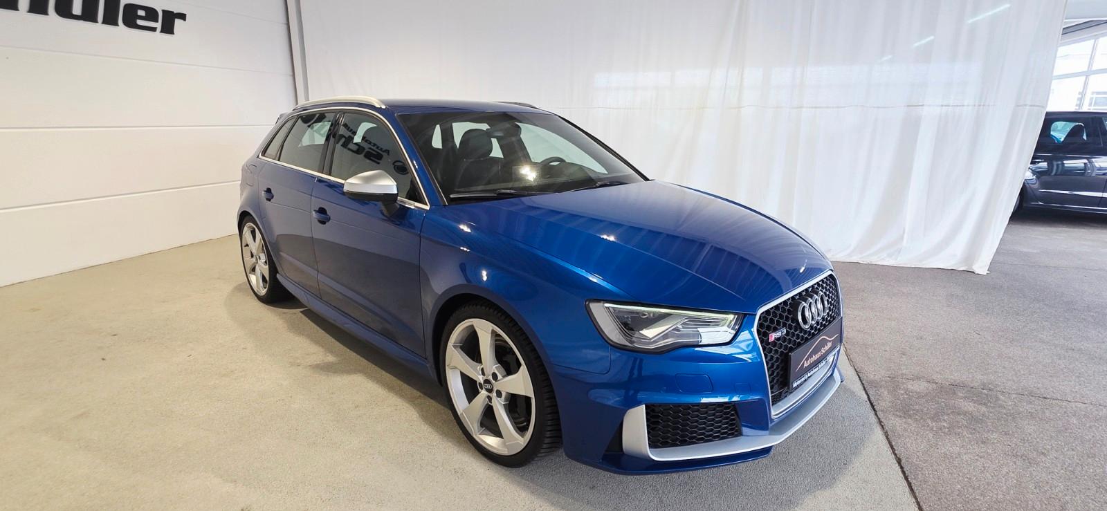 Audi RS3 Sportback 2.5 TFSI quattro 367 ch – Sepang Blue – B&O – Magnetic Ride – 119 997 km