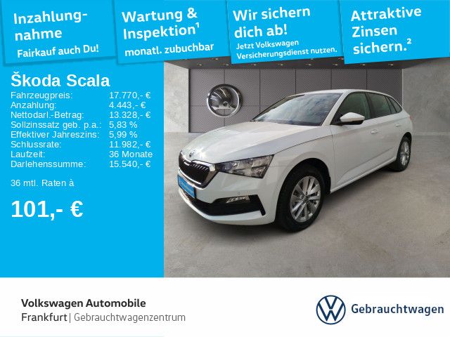 Skoda Scala 1.0 TSI Ambition Leichtmetallfelgen Sitzhe