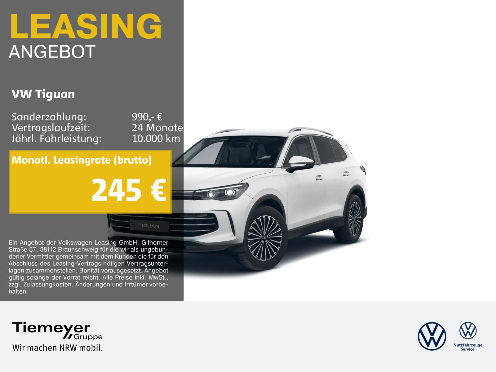 Volkswagen Tiguan 2.0 TDI ELEGANCE MATRIX ASSIST 360°