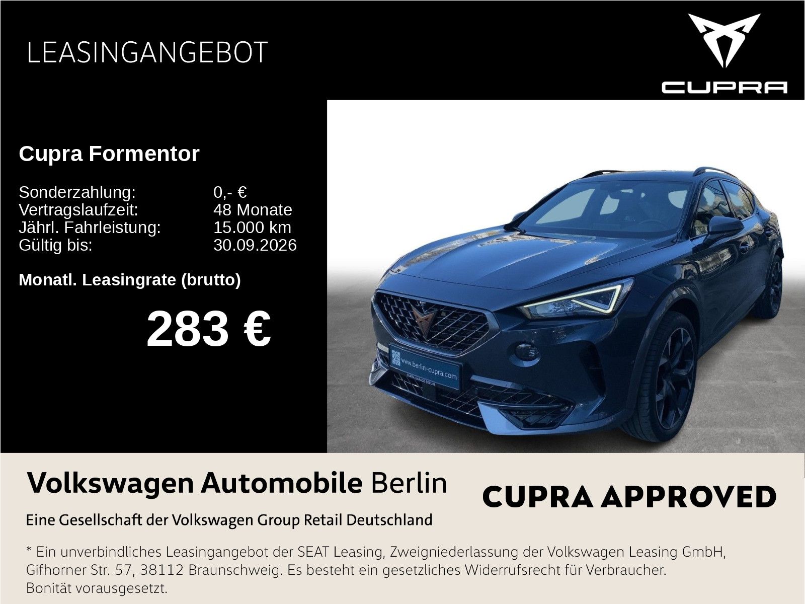 Cupra Formentor 2.0 TDI DSG 4Drive Navi LED SHZ ACC