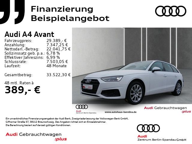 Vorschaubild: AUDI A4 Avant 40 TFSI S tronic *NAV+*PDC*GRA*SHZ* (Fahrzeug-Nr. A06497)