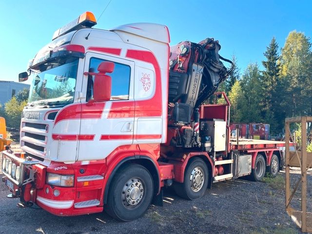 Scania R 480 8x2 FASSI 1100 AXP 28 EURO 6 FLY JIB KRAN