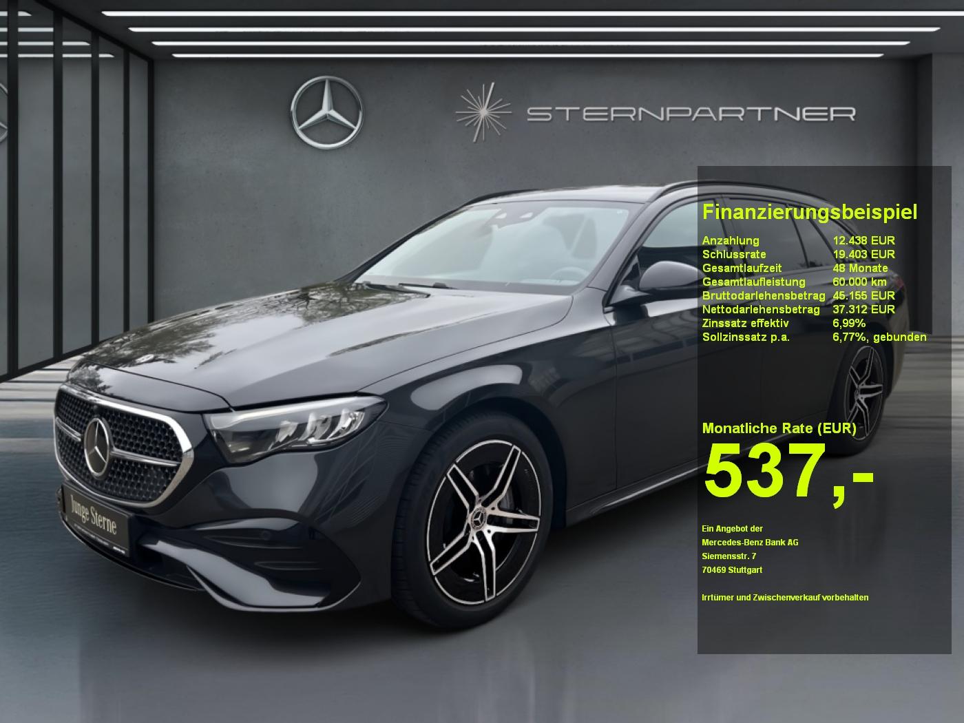 Mercedes-Benz E 200 T AMG+Night+FAP Plus+KeylessGo+AmbientPlus