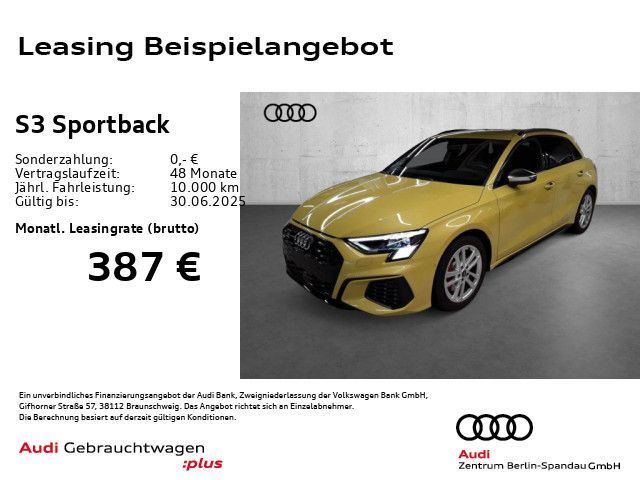 AUDI S3 Sportback *MATRIX*Opt.-Schwarz*Virt.C+*NAV+*