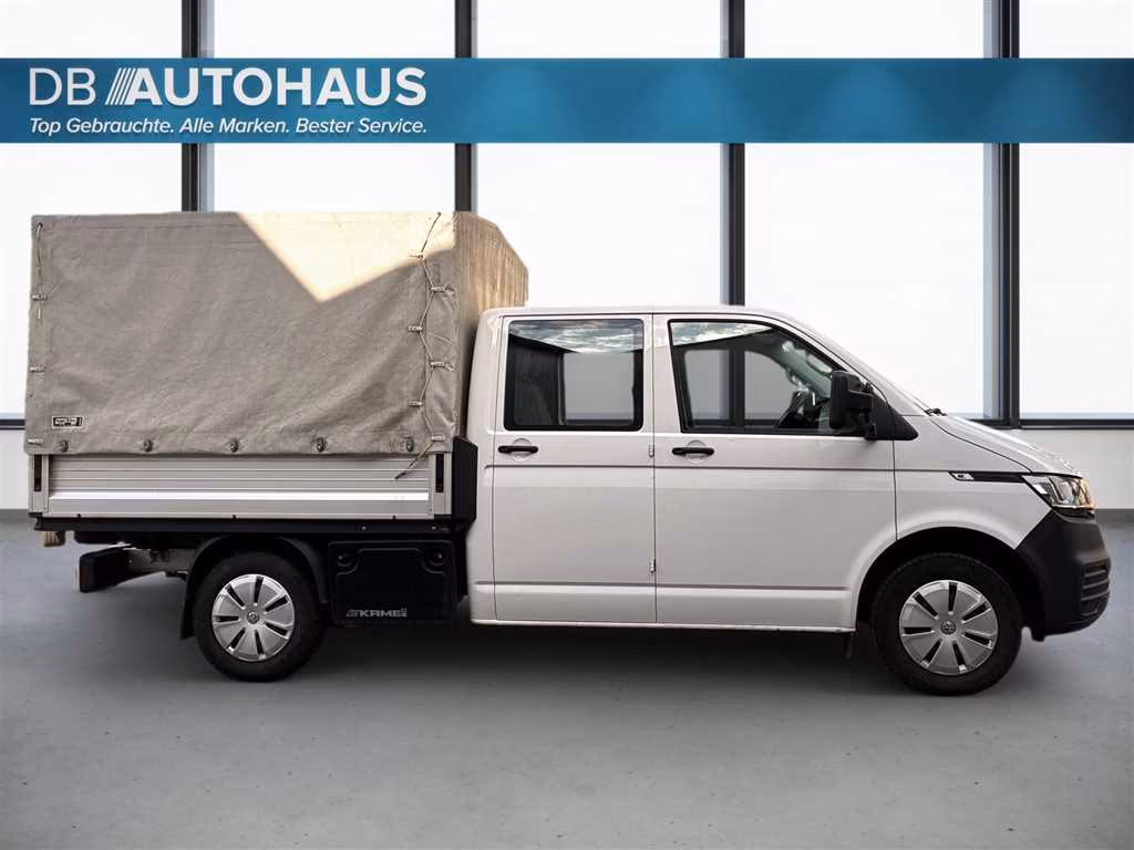 Volkswagen T6 Transporter T6 Doka Pritsche 2.0 TDI Komfortpaket Plus Stand, миниатюра 3