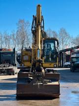 Komatsu PW160 Mobilbagger inkl Schwenklöffel,Tieflöffel - Abschleppwagen