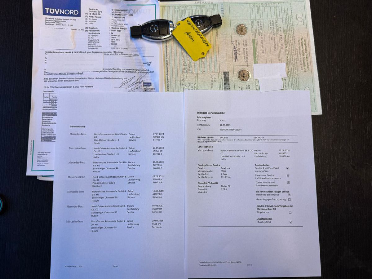 Fahrzeugabbildung Mercedes-Benz B 200 7G-DCT SPORTPAKET URBAN AMG NIGHT COMAND