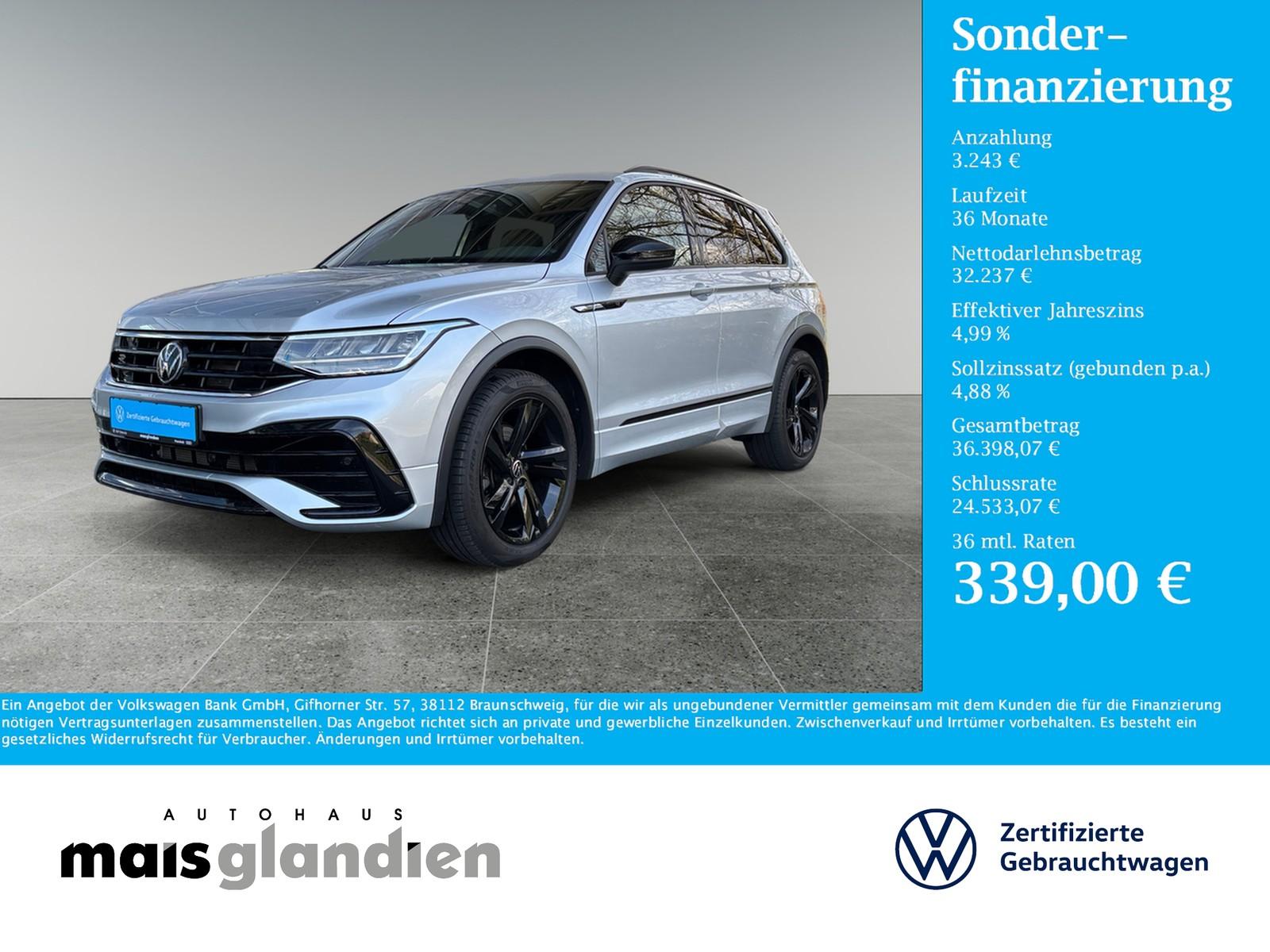 Volkswagen Tiguan 2.0 TDI R-Line AHK Navi Kamera 19"Zoll