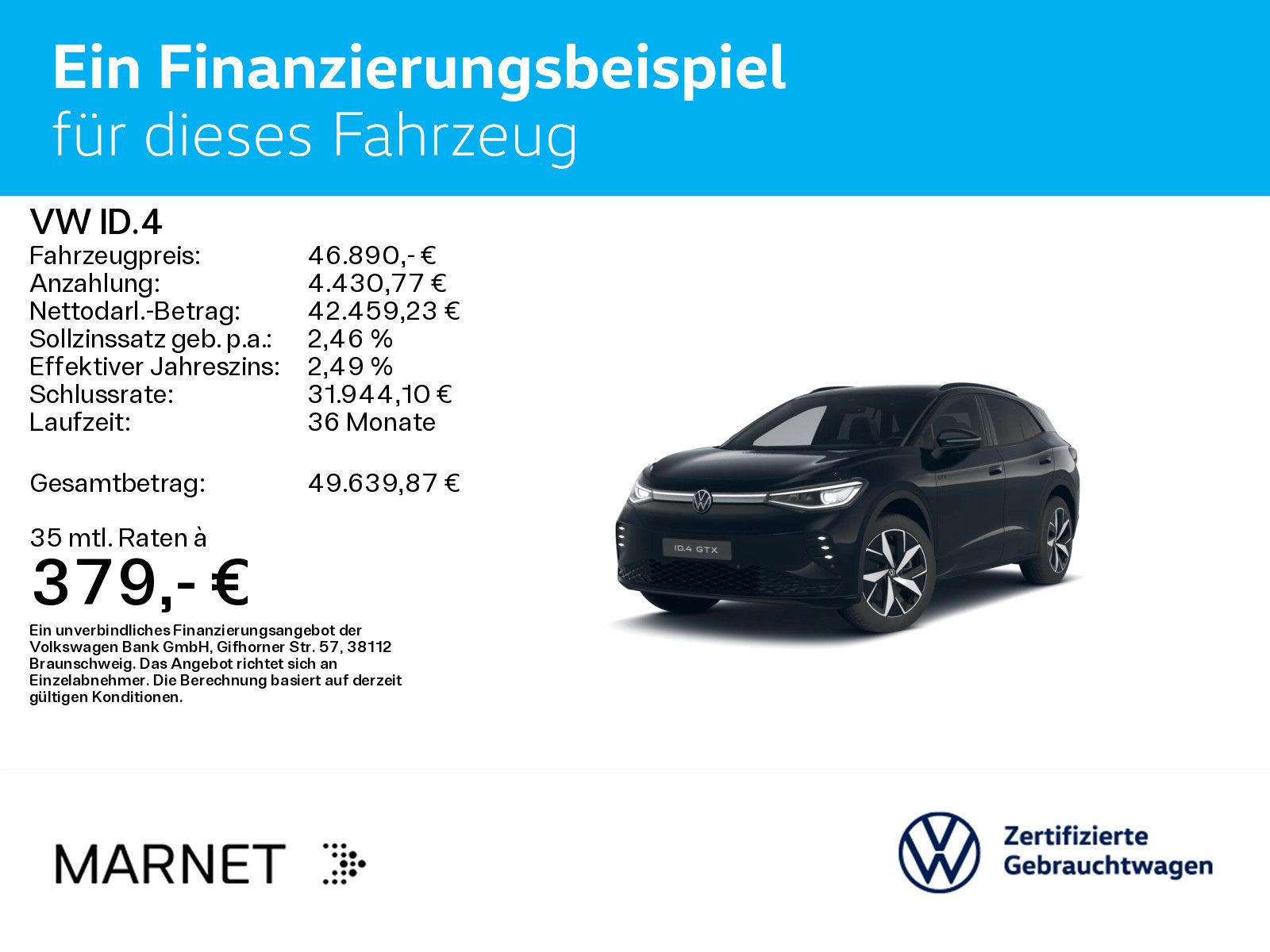 Volkswagen ID.4 GTX 4Motion Navi Wärmep. AHK IQ-Light IQ-Dr foto 2