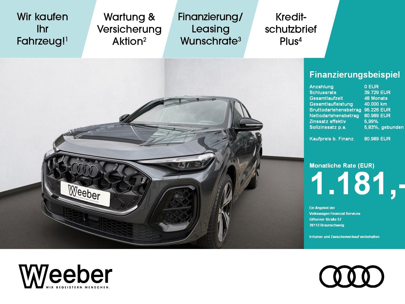 Audi Q5 Sportback e-hybrid Quattro S-Tronic S-LINE B&
