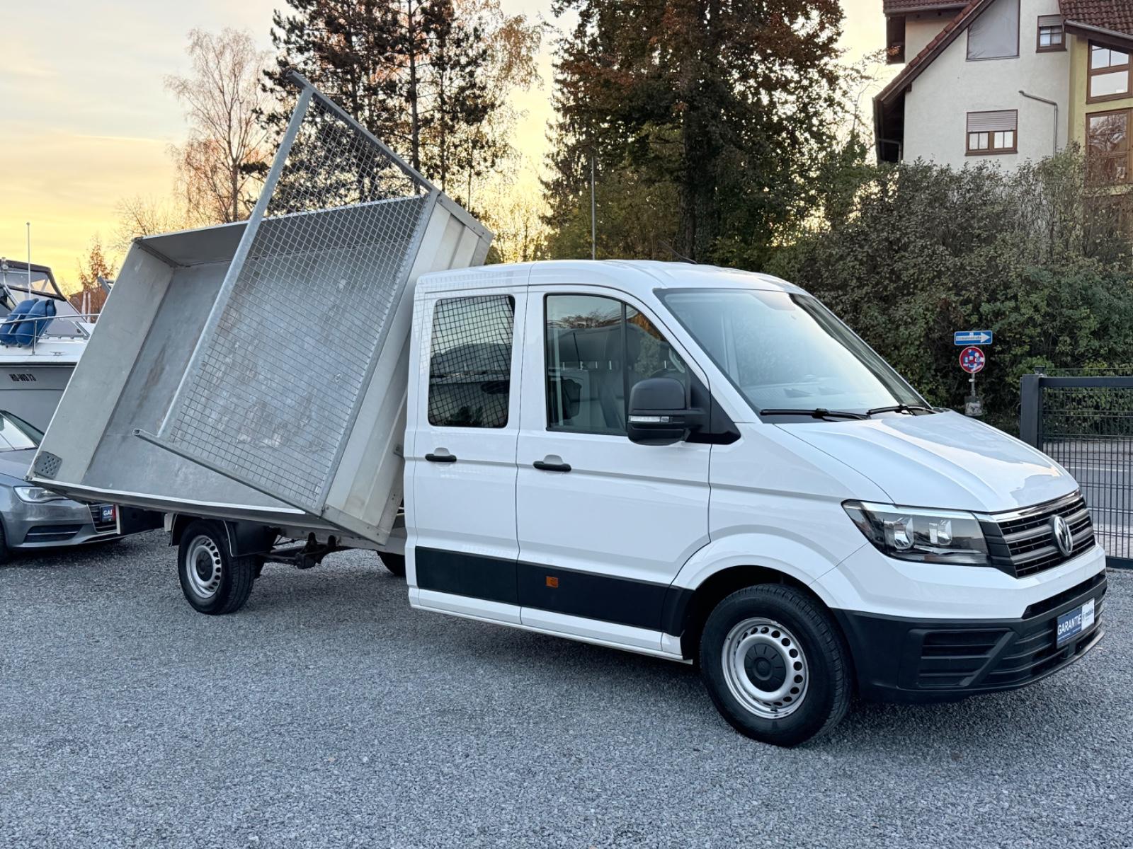 Volkswagen CRAFTER DoKa DREISEITENKIPPER KLIMA AHK 7-SITZER
