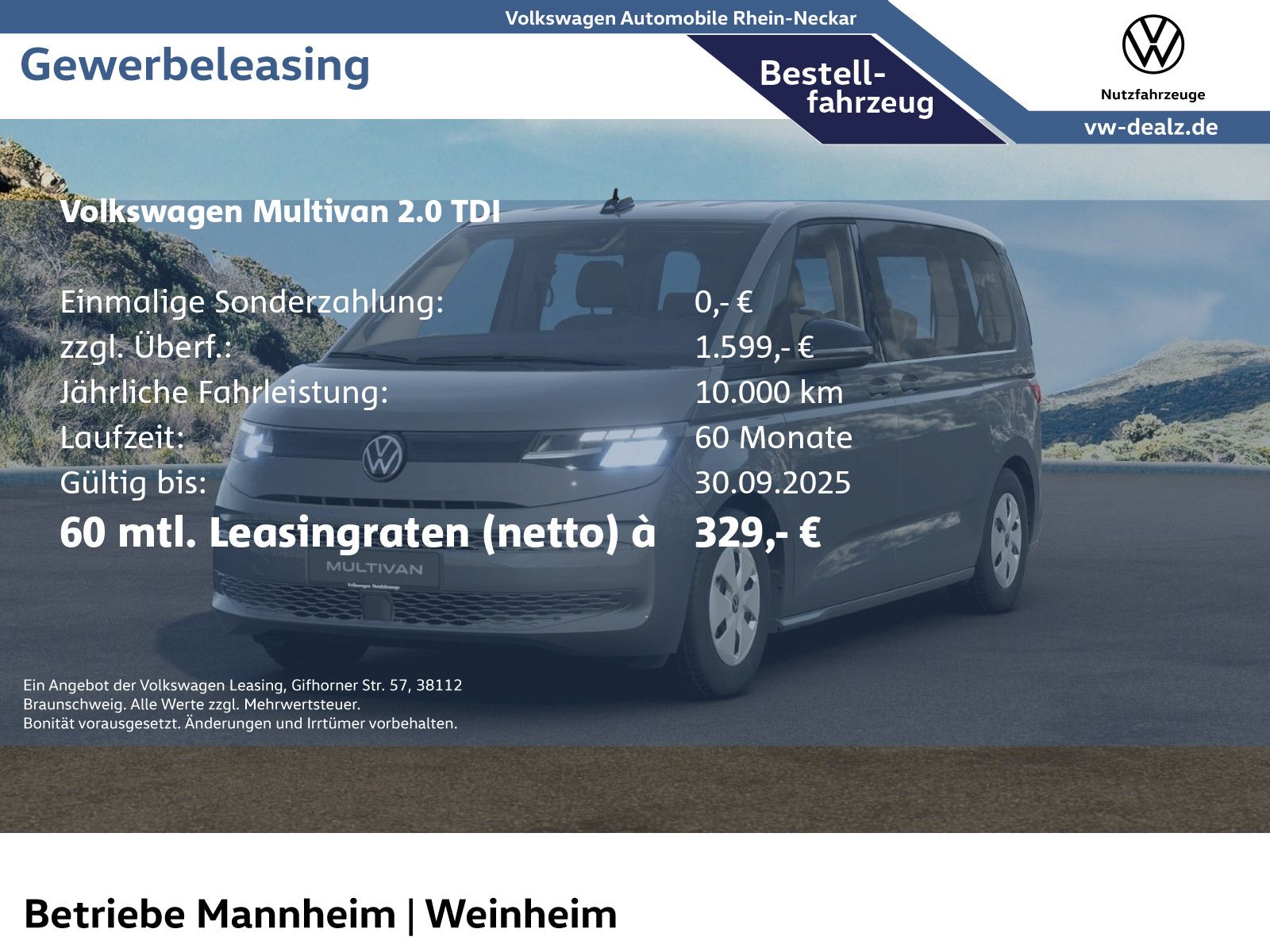 Volkswagen Multivan 2.0 TDI 110 kW DSG Klima LED DAB ACC