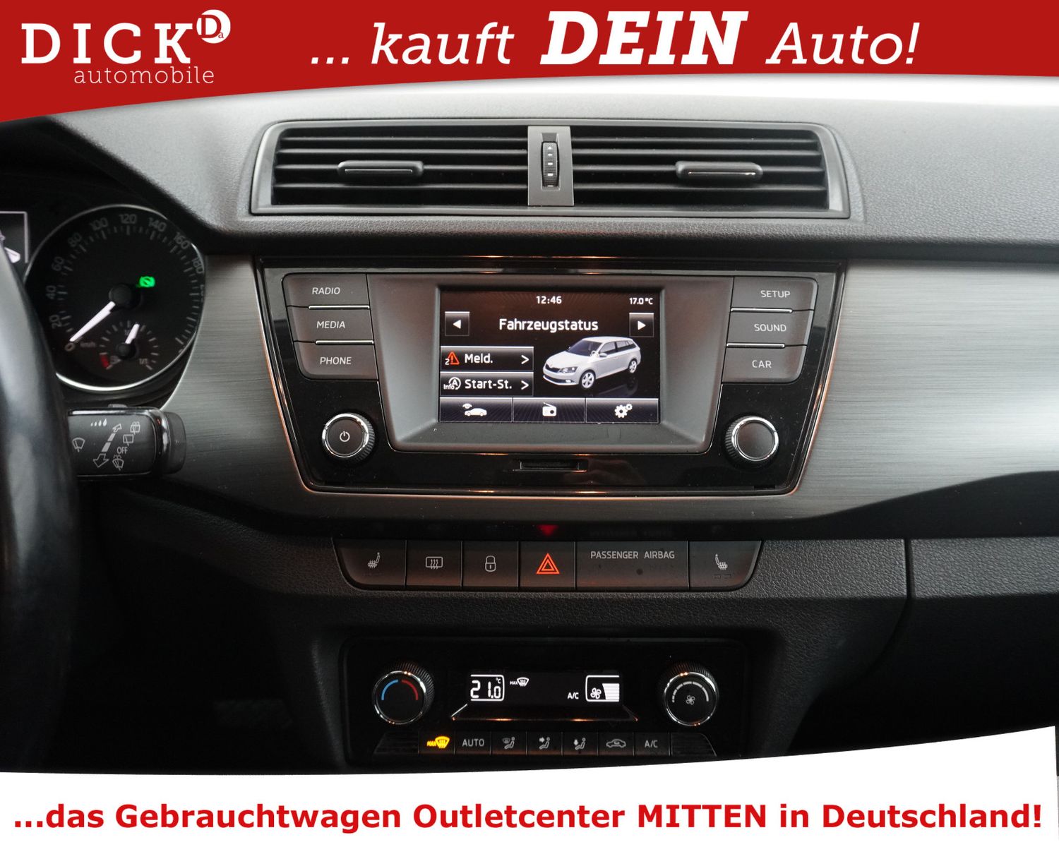 Fahrzeugabbildung SKODA Fabia Com 1.4d DSG Style GEPFLEGT+SHZ+AHK+TEMP+