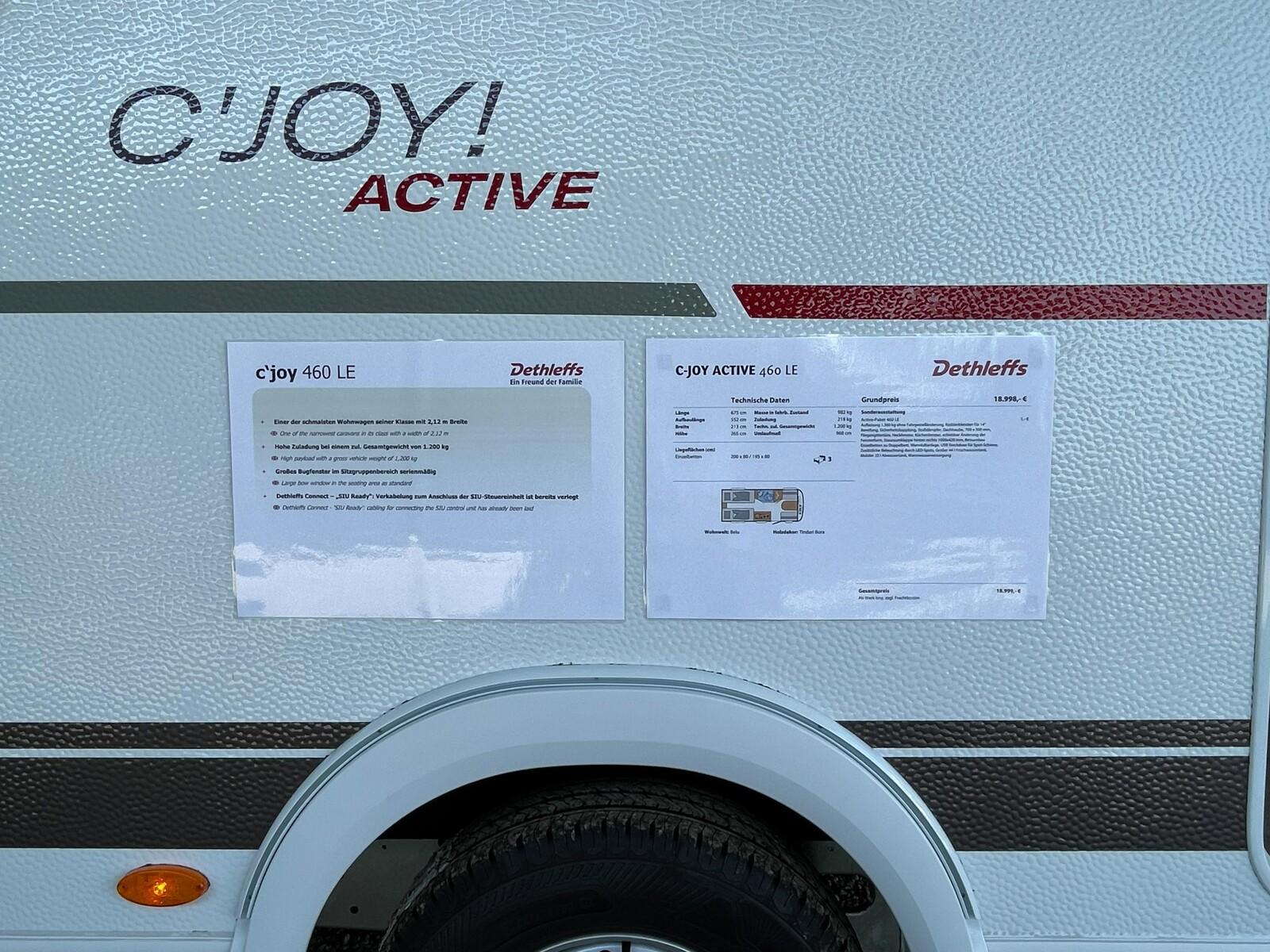 Dethleffs c-joy Active 460 LE   C  JOY Active 460 LE 