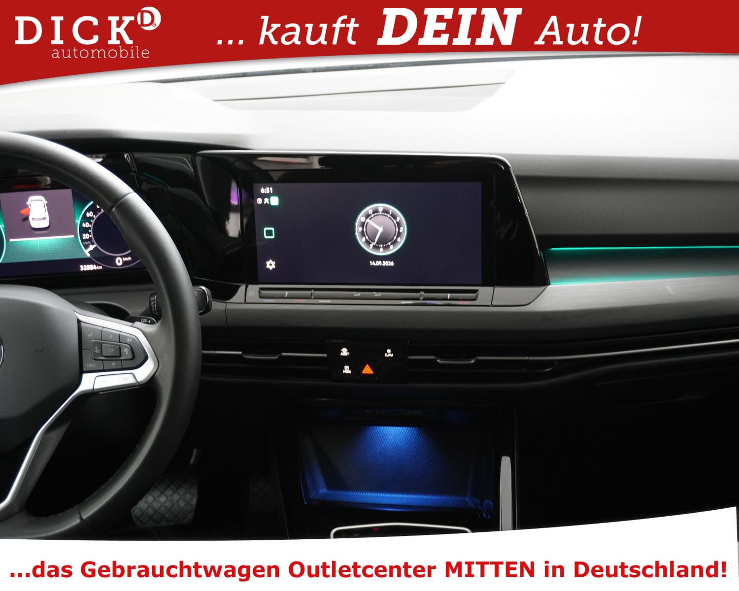 Fahrzeugabbildung Volkswagen Golf VIII 1.5 eTSI DSG Style MEMO+MASS+VIRTU+ACC