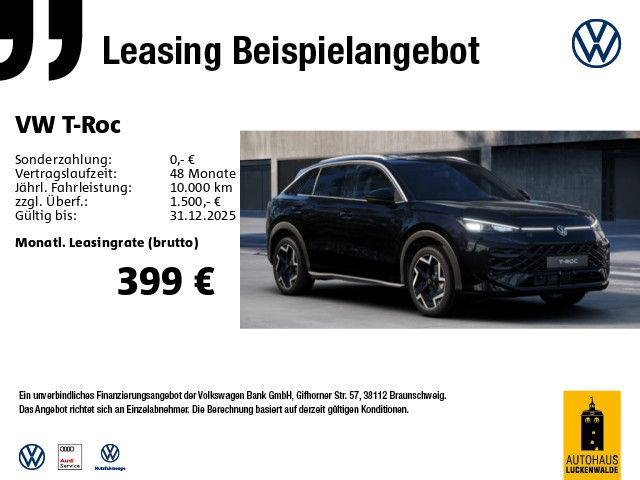 Vorschaubild: VW T-Roc 1.5 eTSI R-Line DSG *IQ-MATRIX*AHK*SHZ* (Fahrzeug-Nr. GS2520)