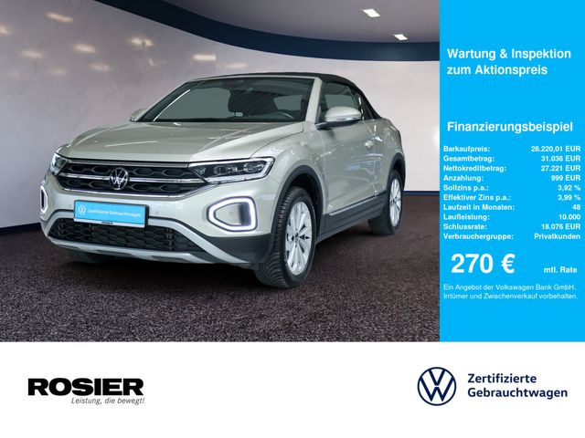 Volkswagen T-Roc Cabrio Style 1.0 l TSI ACC LED NAVI SPURH.