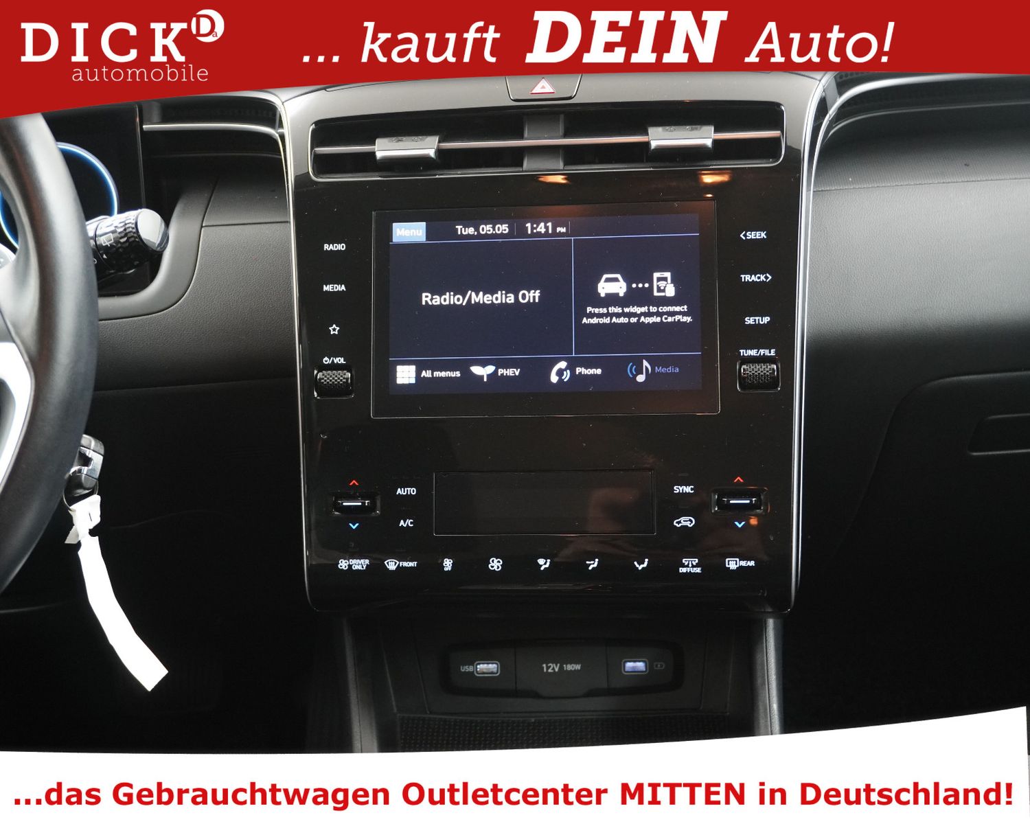 Fahrzeugabbildung Hyundai Tucson 1.6 T-GDI Hyb 4WD >NAVI+KAM+VIRTU+ACC+19"