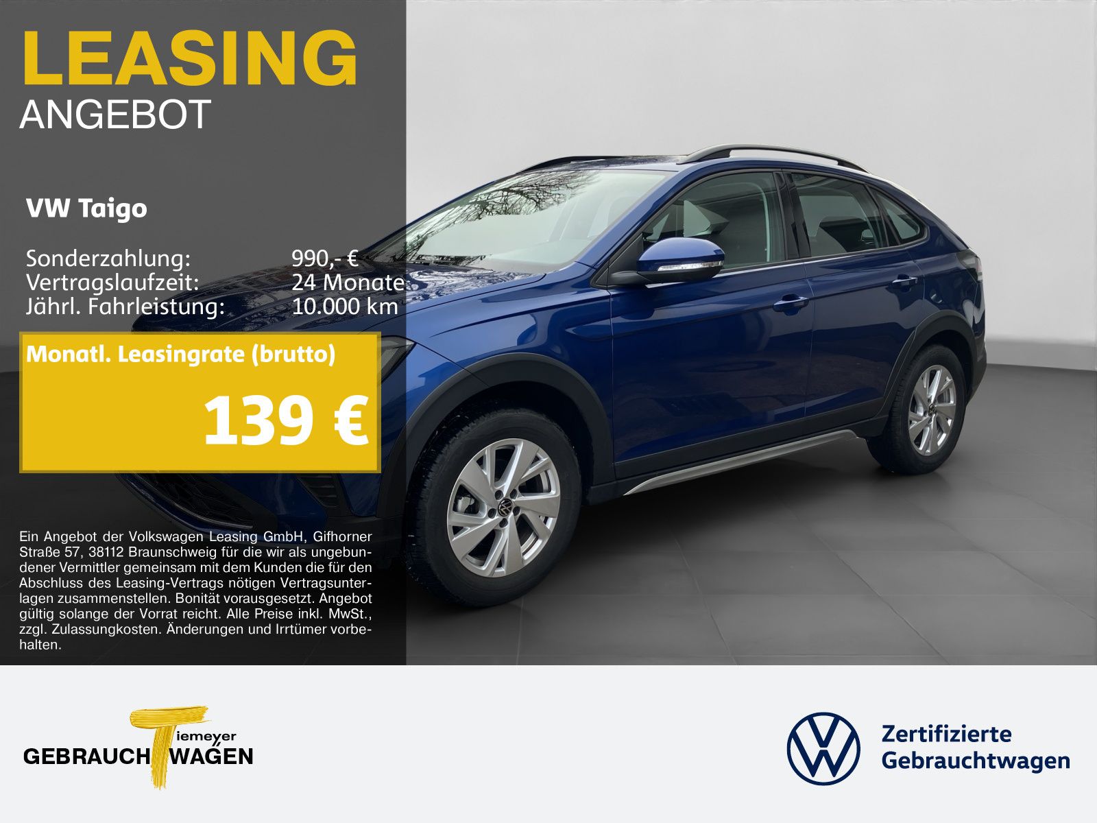 Volkswagen Taigo 1.0 TSI LIFE APP-CON SITZHZG LM16 DAB