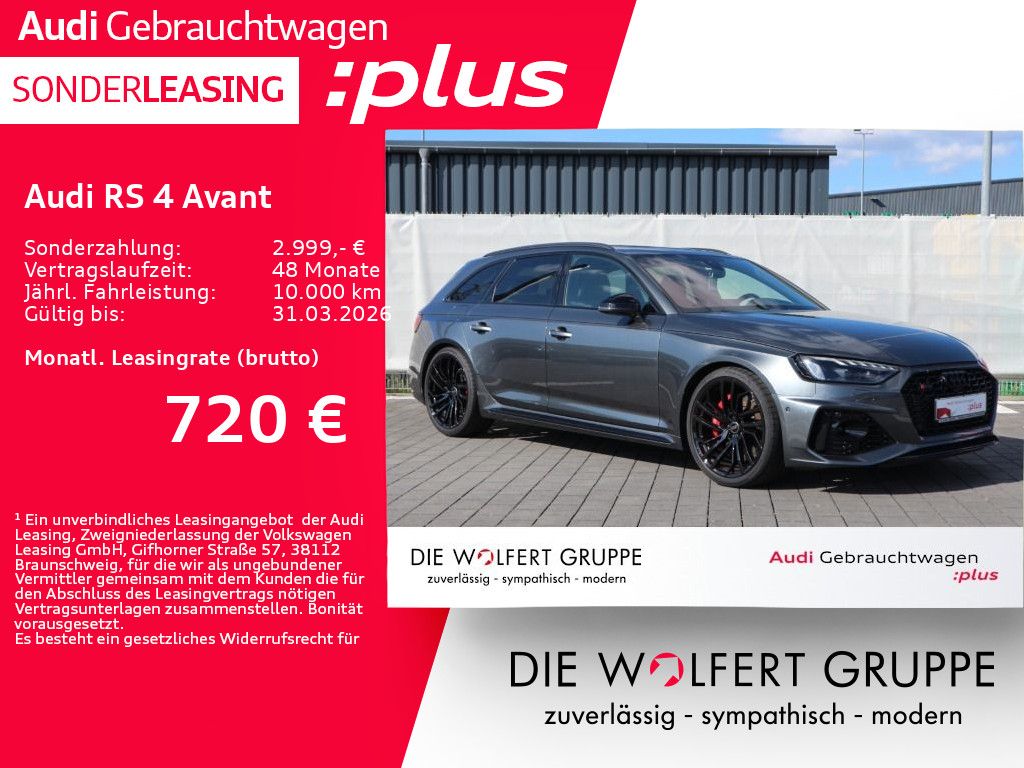 Audi RS 4 Avant RS-SPORTABGASANLAGE*PANO*B&O*ACC*360°