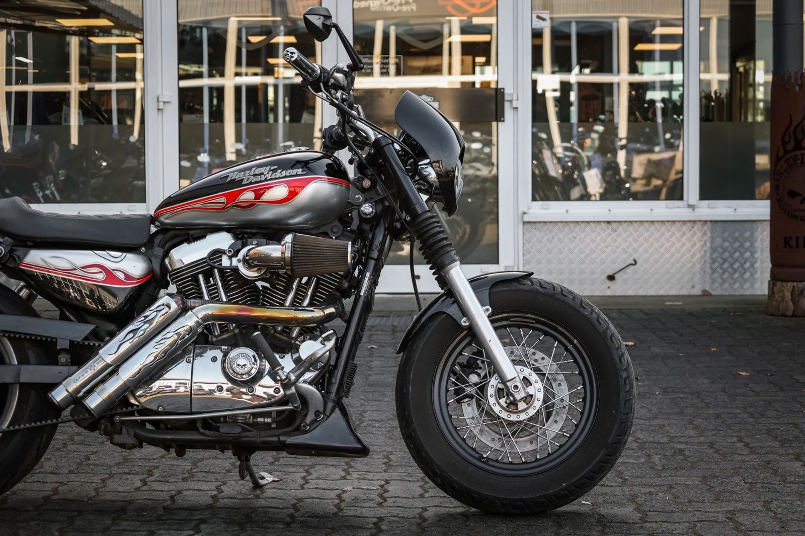 Fahrzeugabbildung Harley-Davidson XL1200L Cafe Racer Umbau -BSL 200er  Heckumbau--