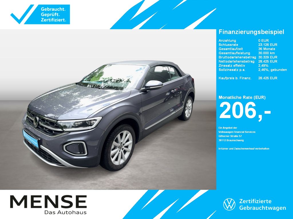 T-Roc Cabriolet 1.5 TSI Style IQ.Light Matrix LM