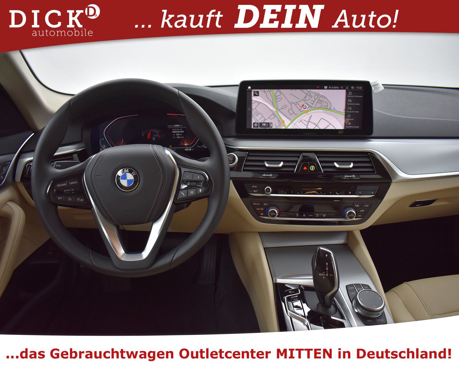 BMW 530d T Aut LEDER+NAV PLUS+VIRTU+AHK+LED+TEMP+MFL - Image 14