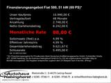 Fiat 500 Cabrio 1.0 GSE Hybrid Lounge Navi Klima PDC  - Fiat 500 Gebrauchtwagen in Dortmund