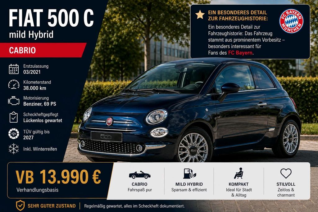 Image of Fiat 500C