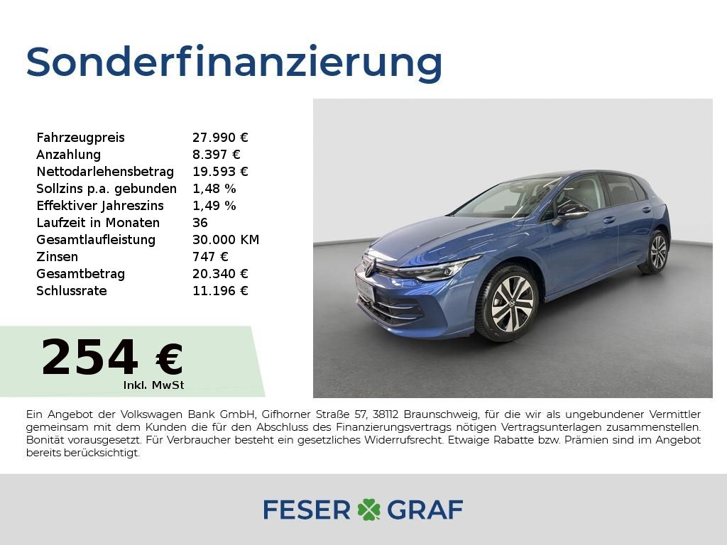 Golf ENERGY TDI DSG AHK LED+ Navi RFK SHZ LHZ