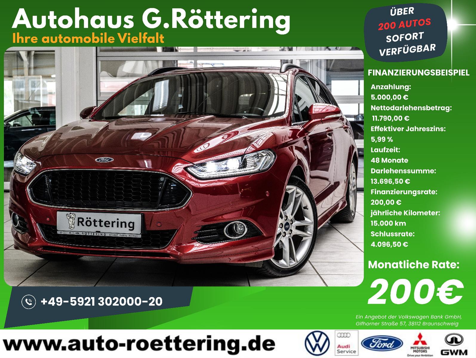 Ford Mondeo Turnier ST-Line+PANO+LED+GJR+ACC+SHZ+MEMO