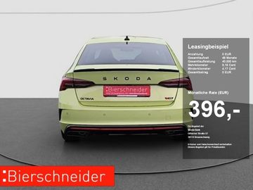 Skoda Leasingangebot: Skoda Octavia 2.0 TSI DSG RS AHK RFK LED MATRIX ACC PD