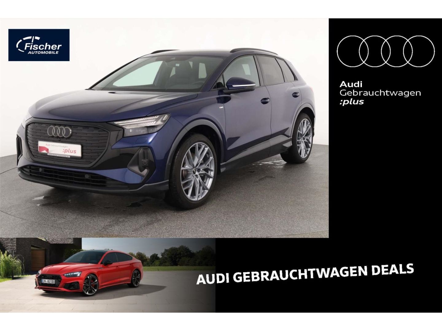 Audi Q4 e-tron 55 quattro S line AHK LED RFK Leder foto 1