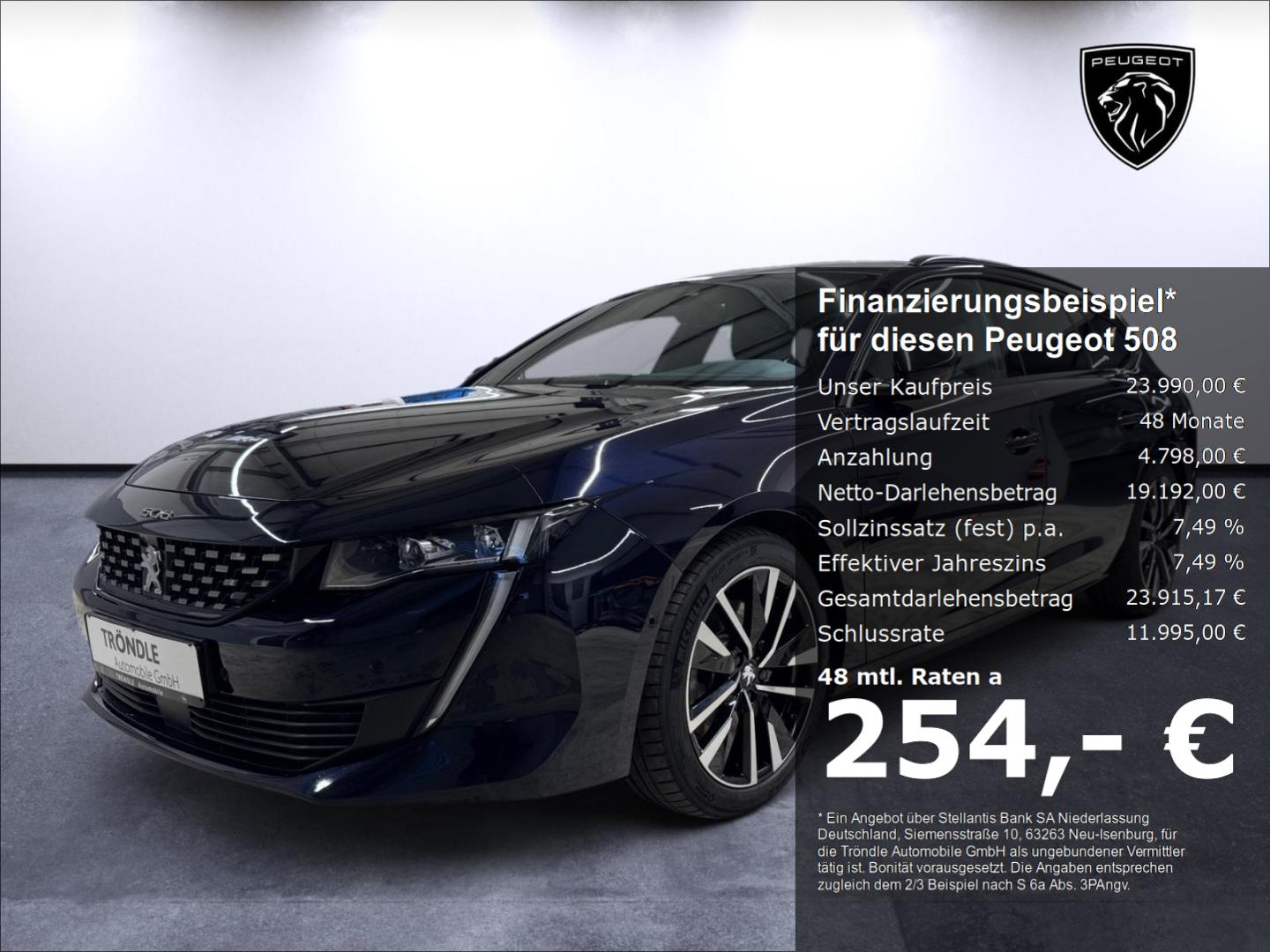 Peugeot 508 SW Hybrid 1.6 225 GT Sportpaket Navi Soundsy