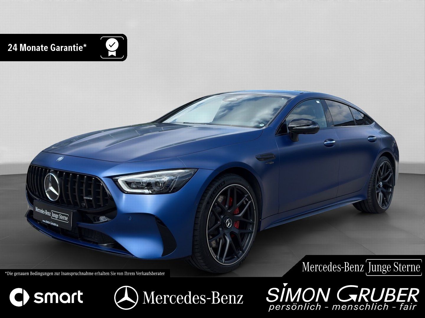 Fahrzeugabbildung Mercedes-Benz GT 43 4M+ AMG V8Style magno Pano Nappa HUD AHK