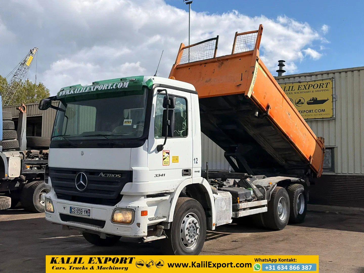 Mercedes-Benz Actros 3341 Kipper 6x4 Full Steel Suspension Big