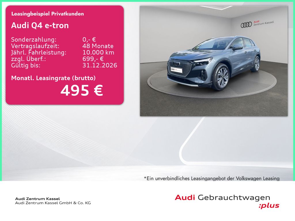 Audi Q4 45 e-tron LED SONOS HuD Navi Standklima 360°