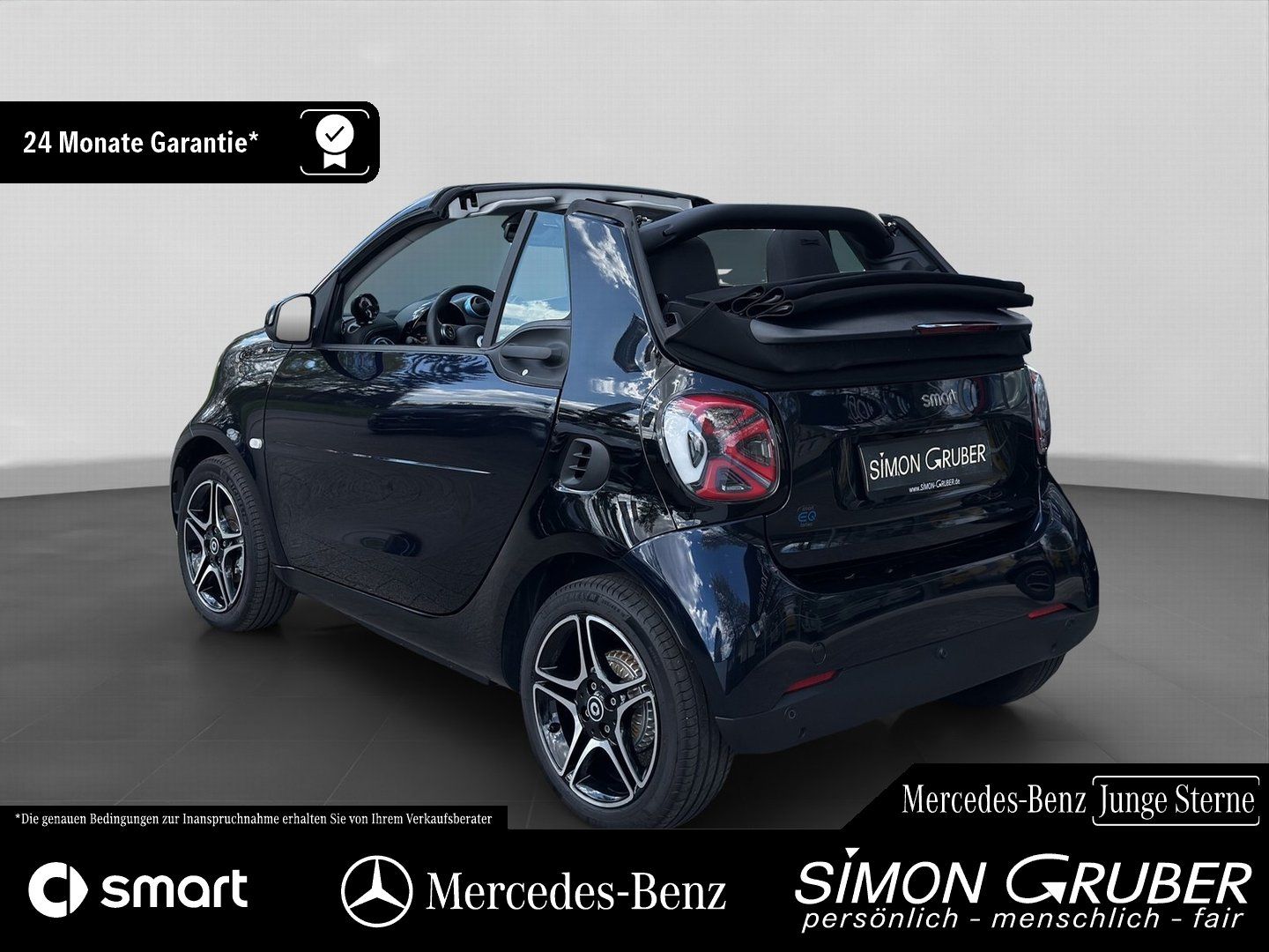 Fahrzeugabbildung Smart fortwo EQ Cabrio Pulse Exclusive JBL Carbon Wint