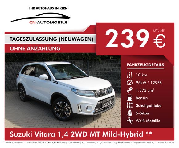 Suzuki Vitara 1,4 2WD MT Mild-Hy. #RATE ab 239,-€/Monat