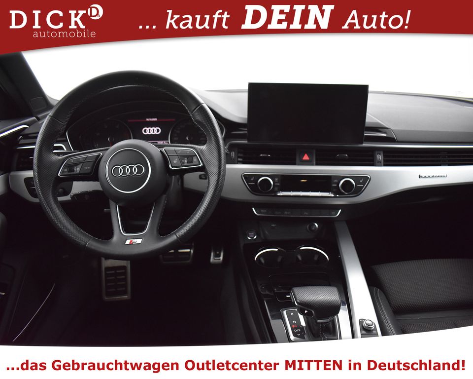 Audi A4 Av 40d Quatt 2X S LINE+NAVI+B&O+LED+KAMER+SHZ