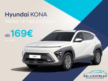 Hyundai Leasing Angebot: Hyundai KONA 1.6 T-GDI Trend DCT el. Heckklappe