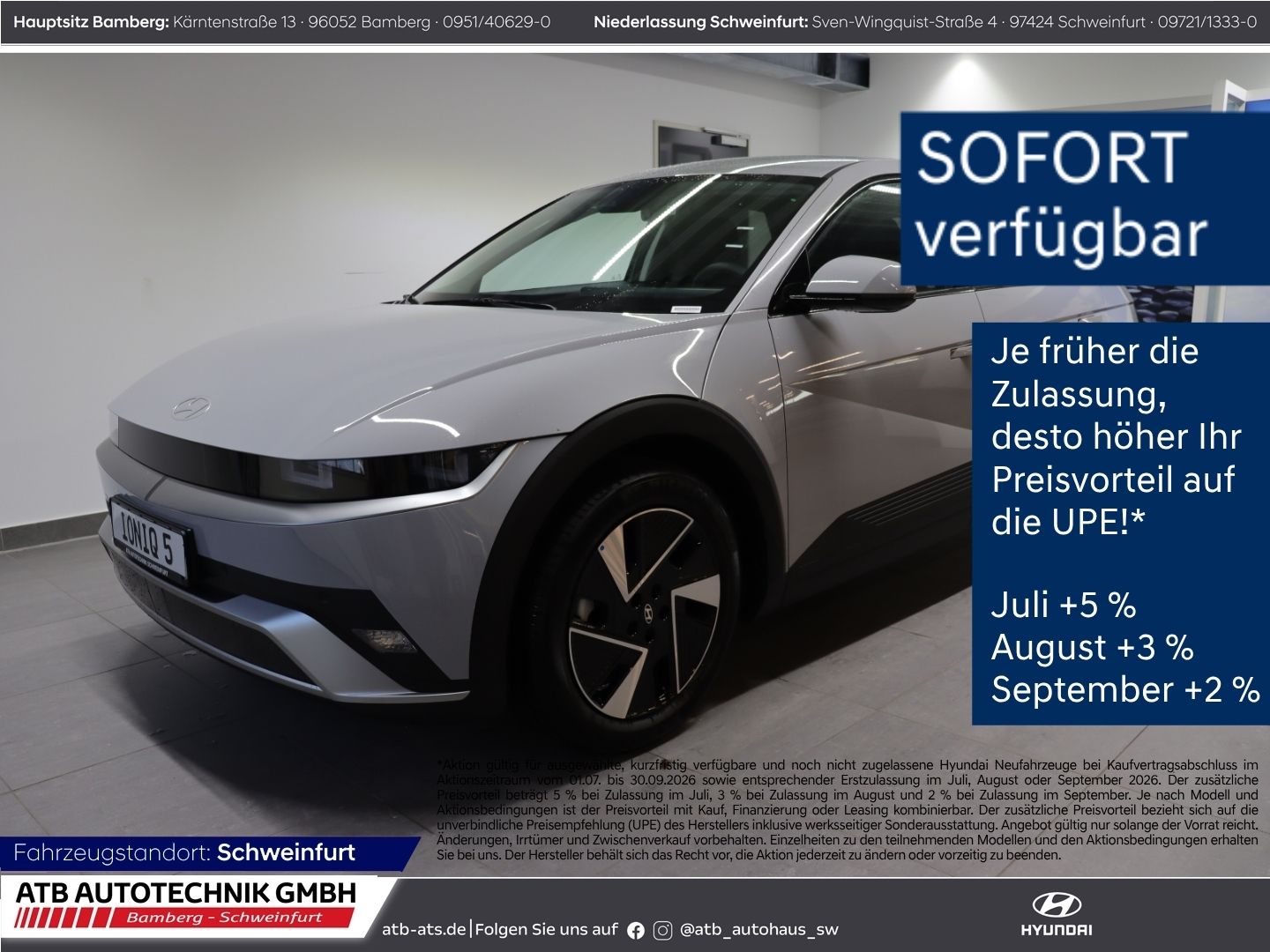 Fahrzeugabbildung Hyundai IONIQ 5 MY27 CENTRIQ 84kWh Batterie 229PS 2WD