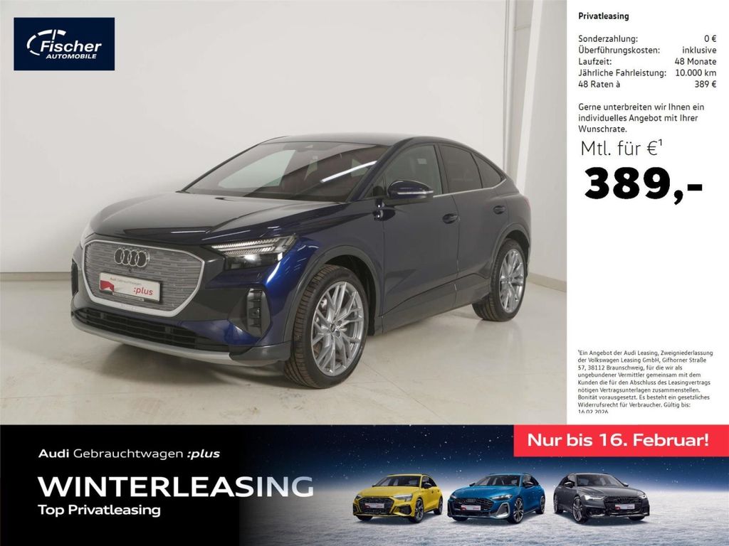 Q4 e-tron Sportback W-Pumpe/AHK/Matrix/NAV/RFK